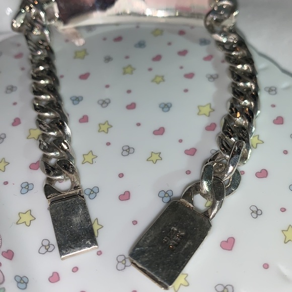 .925 Sterling Silver Cuban Links Bracelet